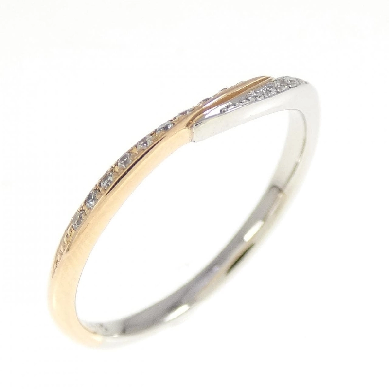 Nhẫn kim cương K18PG/PT900 0.10CT 668909