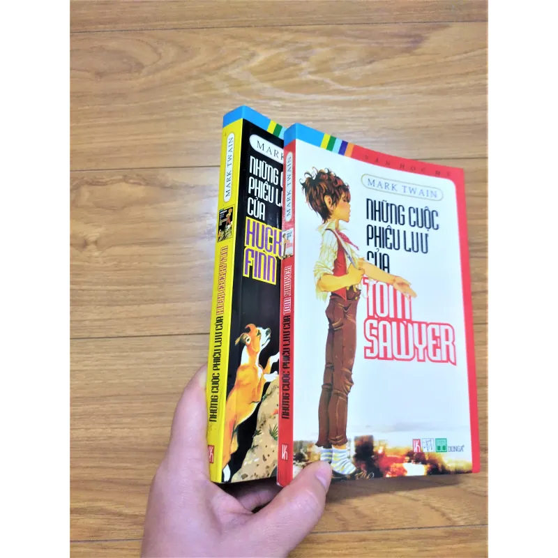 Sách: Combo Những cuộc phiêu lưu của Tom Sawer và Huckyberry Finn (2cuốn)-TG: Mark Twain 781779