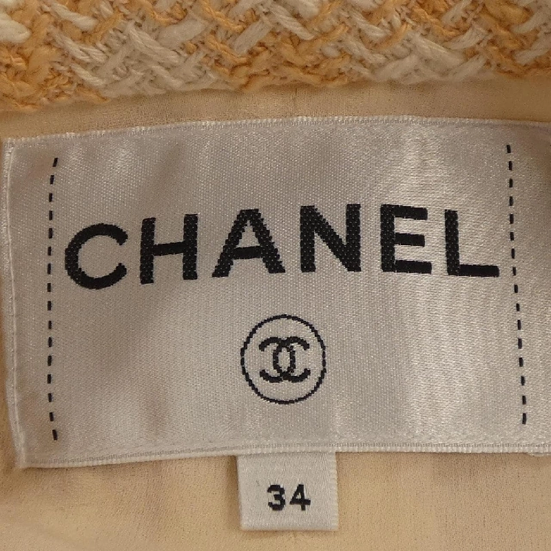 【Mã giảm giá】Áo khoác không cổ CHANEL 643400