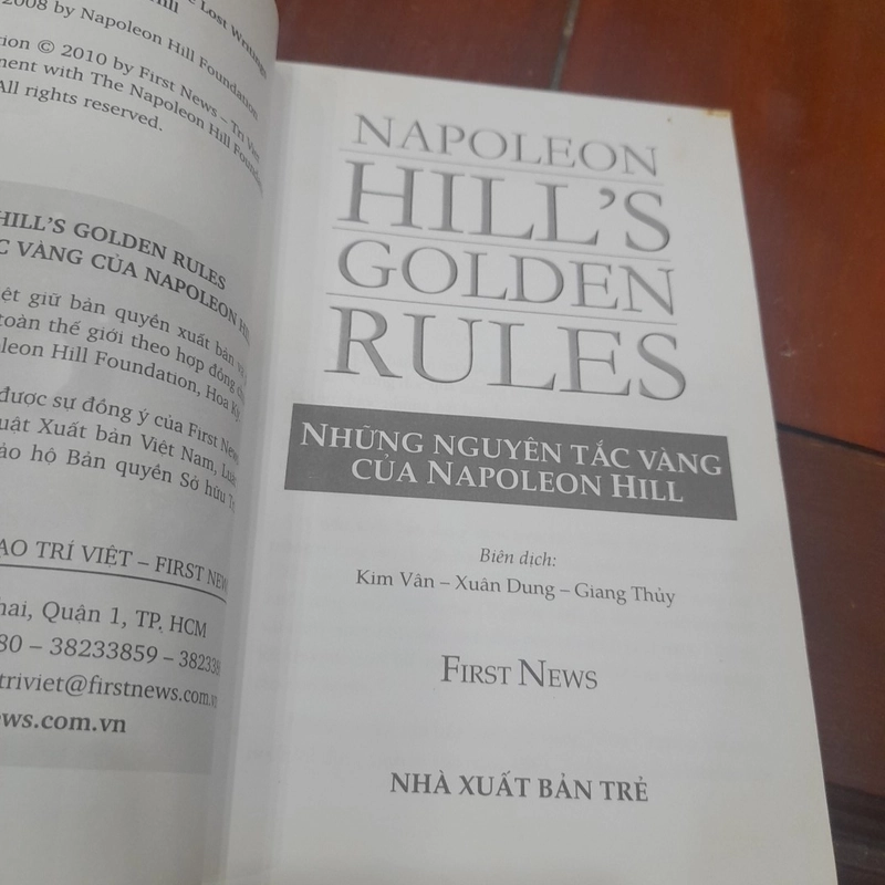 Những NGUYÊN TẮC VÀNG của Napoleon Hill 466496