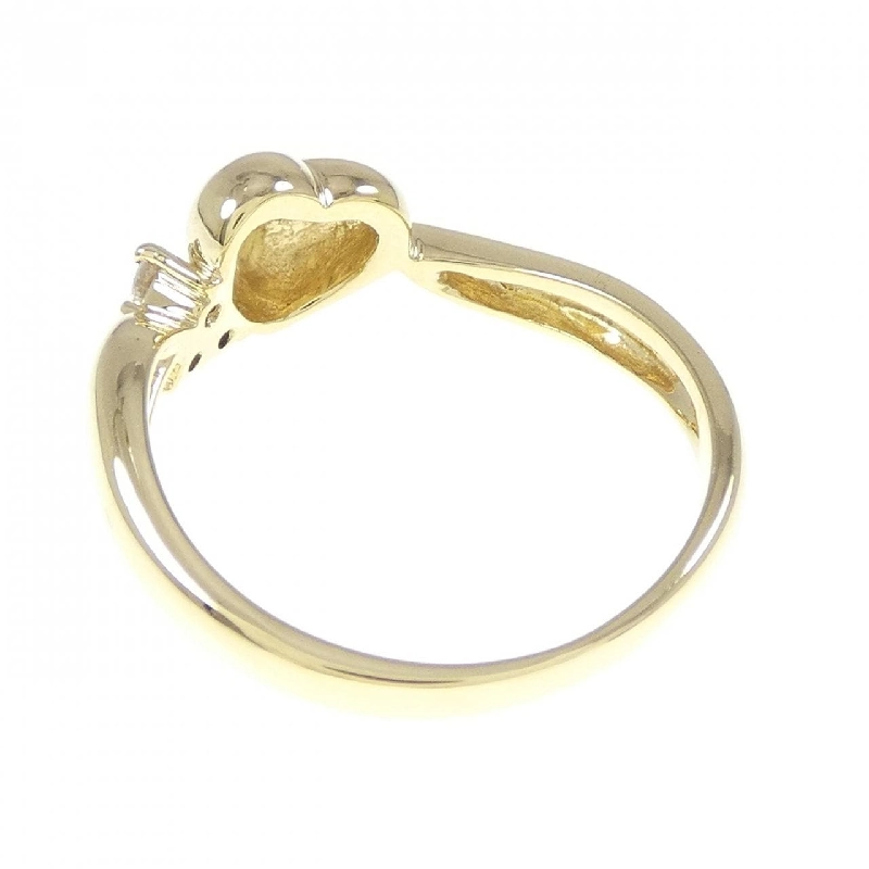 Nhẫn kim cương hình trái tim K18YG 0.06CT 671797