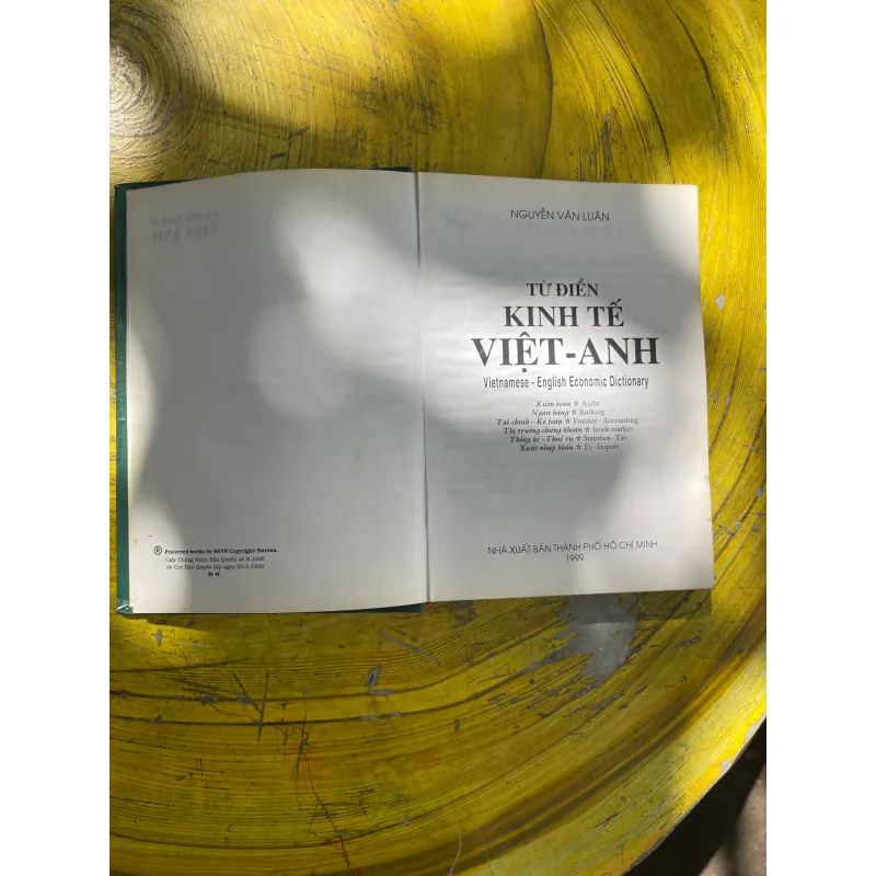 TỪ ĐIỂN KINH TẾ VIỆT- ANH- NGUYỄN VĂN LUẬN 731549