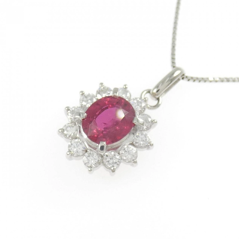 Dây chuyền ruby PT900/PT850 1.30CT - Hàng hiệu Chính hãng 861608