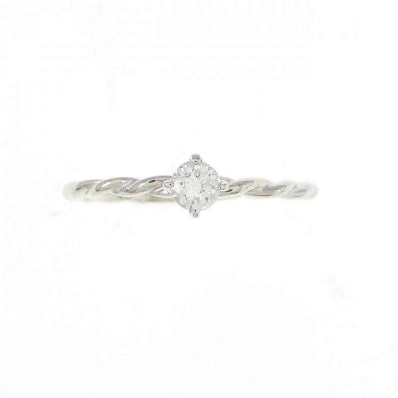 Nhẫn kim cương K18WG 0.10CT 672825