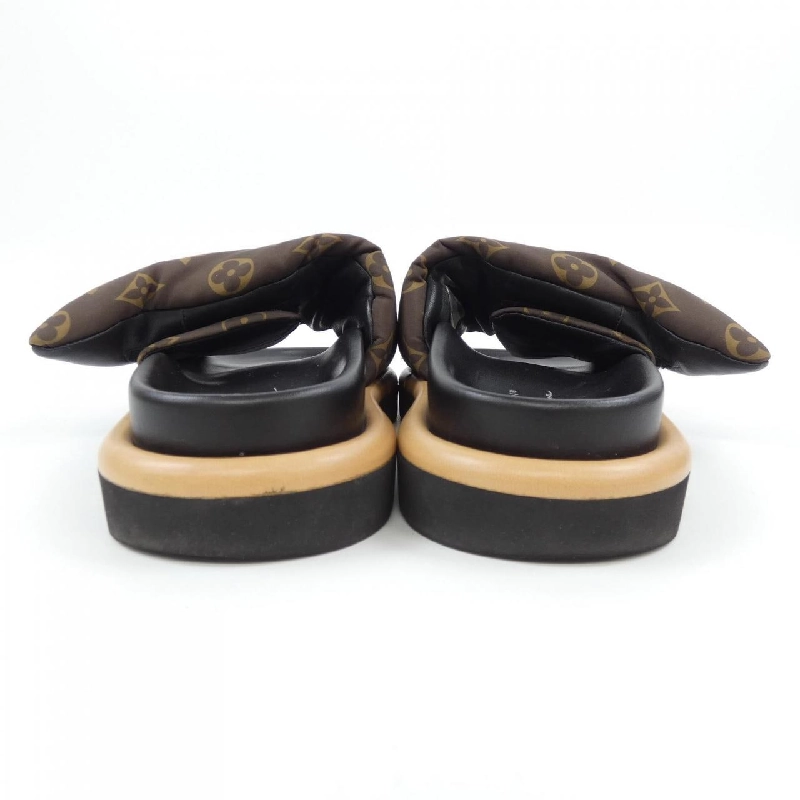 Louis Vuitton LOUIS VUITTON Bình gourd Yayoi Kusama LV×YK Bể bơi gối - Dòng Mules Sandal 658980