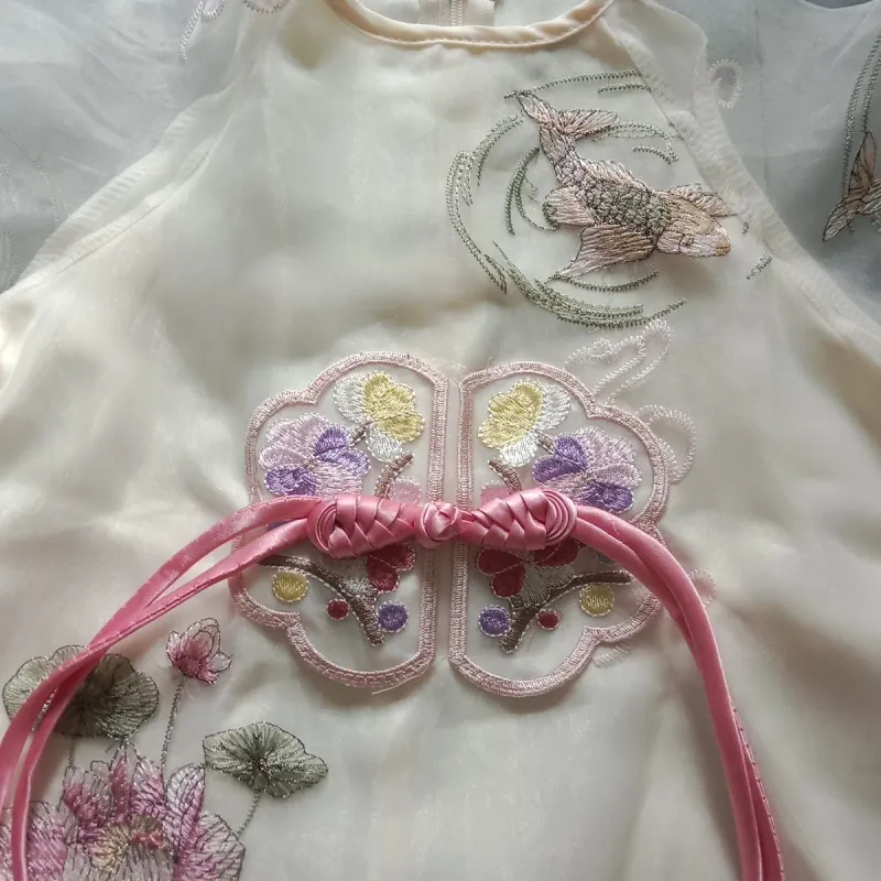 Bộ sẫm bé gái màu kem  1025210