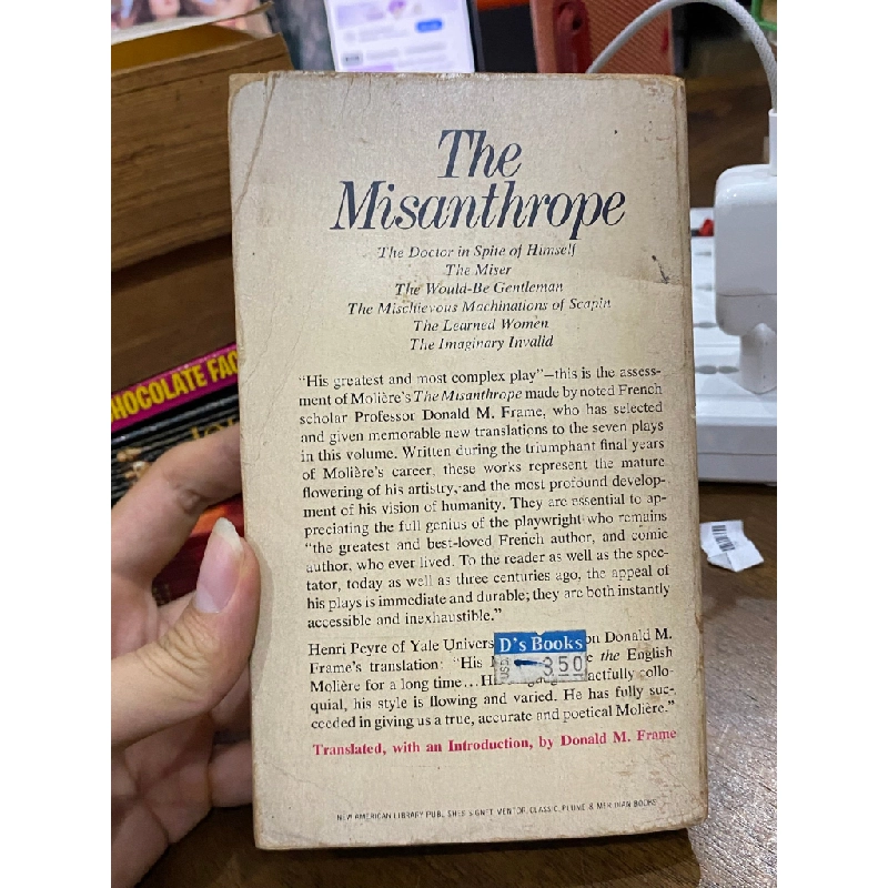 THE MISANTHROPE AND OTHER PLAYS, A NEW SELECTION - MOLIÈRE 140296