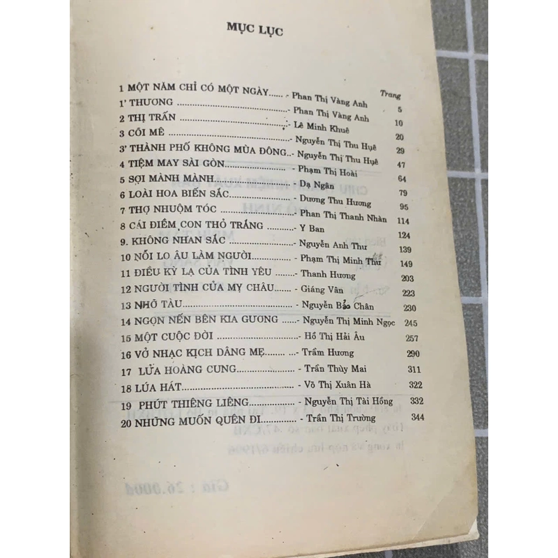TRUYỆN NGẮN CHỌN LỌC NỮ 545467