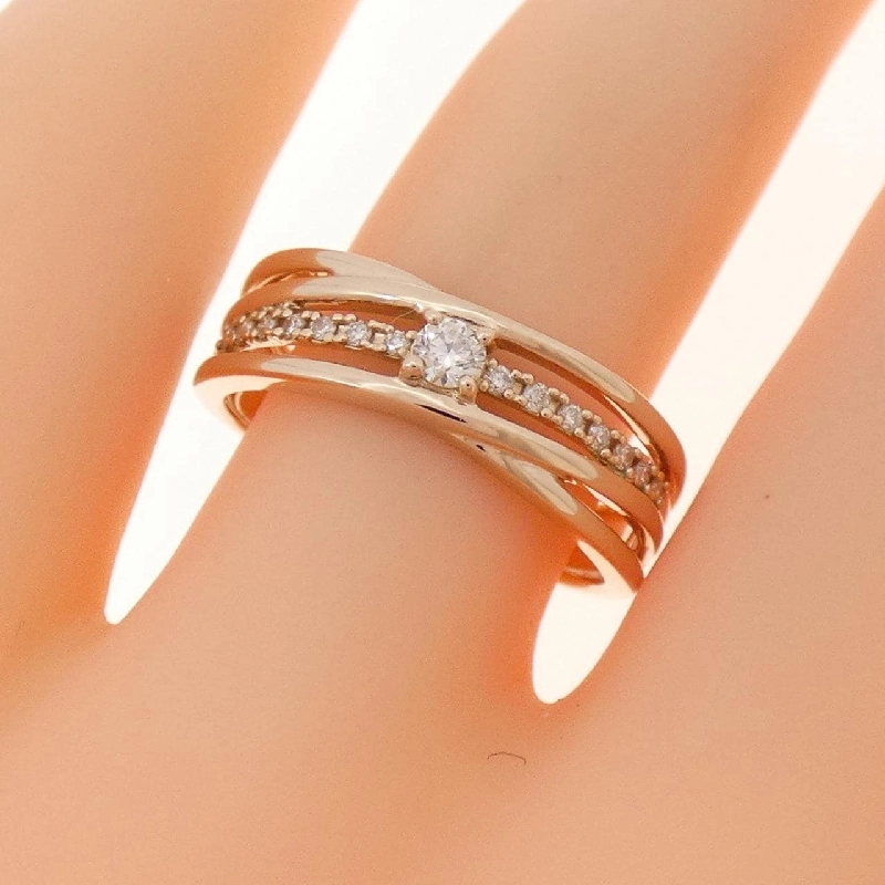 Nhẫn kim cương K18PG 0.13CT - Hàng hiệu Chính hãng 853518