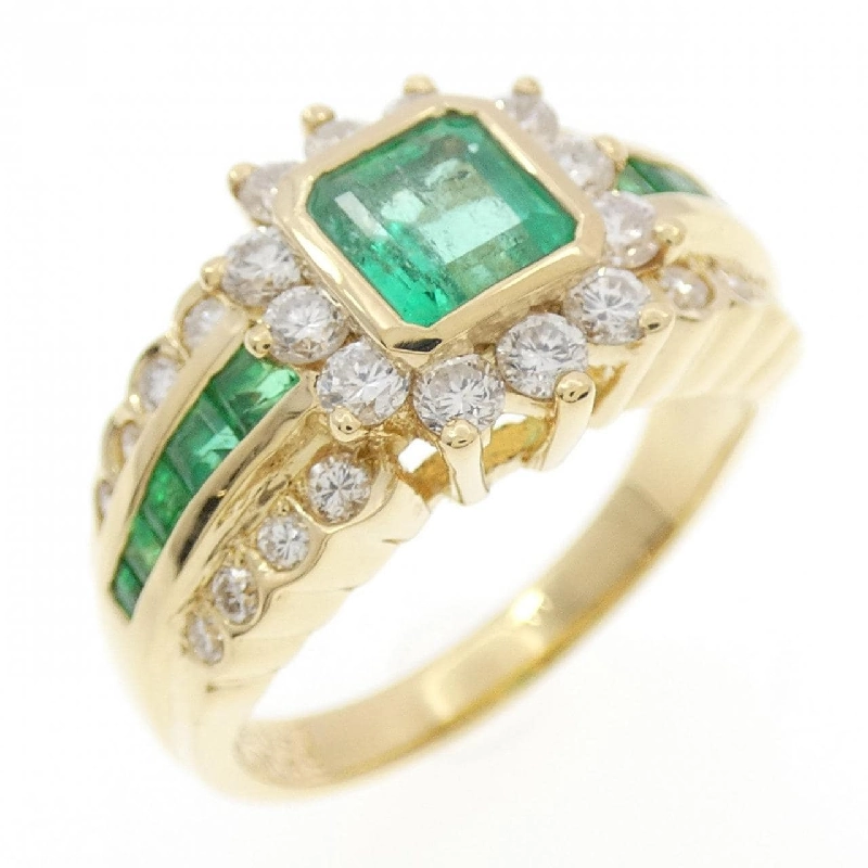 Nhẫn Emerald K18YG 0.95CT - Hàng hiệu Chính hãng 847475