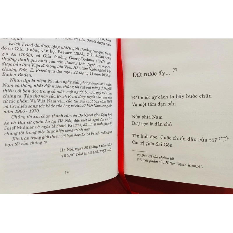 Tuyển thơ Erich Fried về Việt Nam 525093
