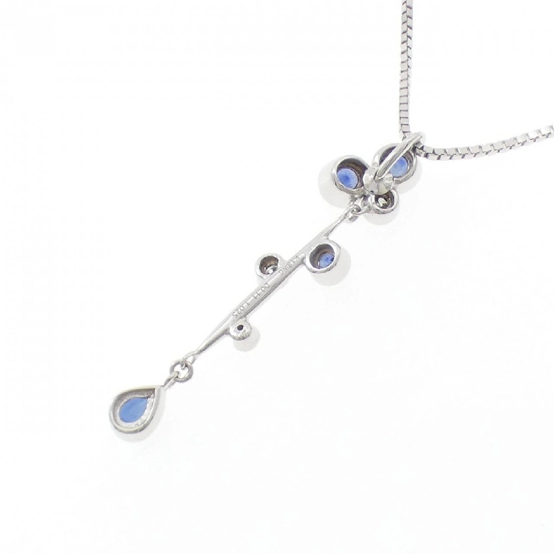 K18WG/750WG Dây chuyền Sapphire 1.025CT - Hàng hiệu Chính hãng 862097