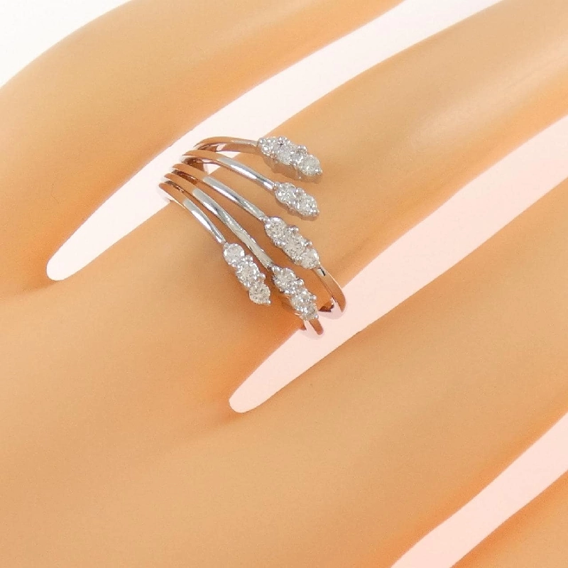 Nhẫn kim cương K18WG 0.27CT - Hàng hiệu Authentic 854989