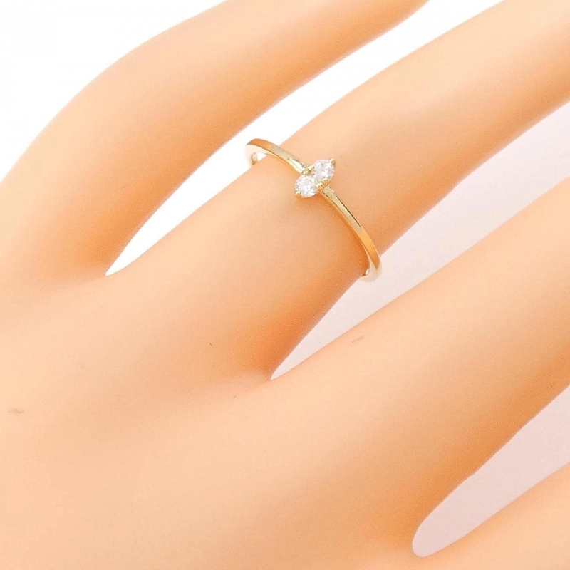 Nhẫn kim cương K18YG 0.06CT - Hàng hiệu Authentic 857149