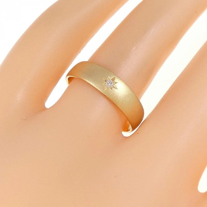 Nhẫn kim cương K18YG 0.02CT 666801