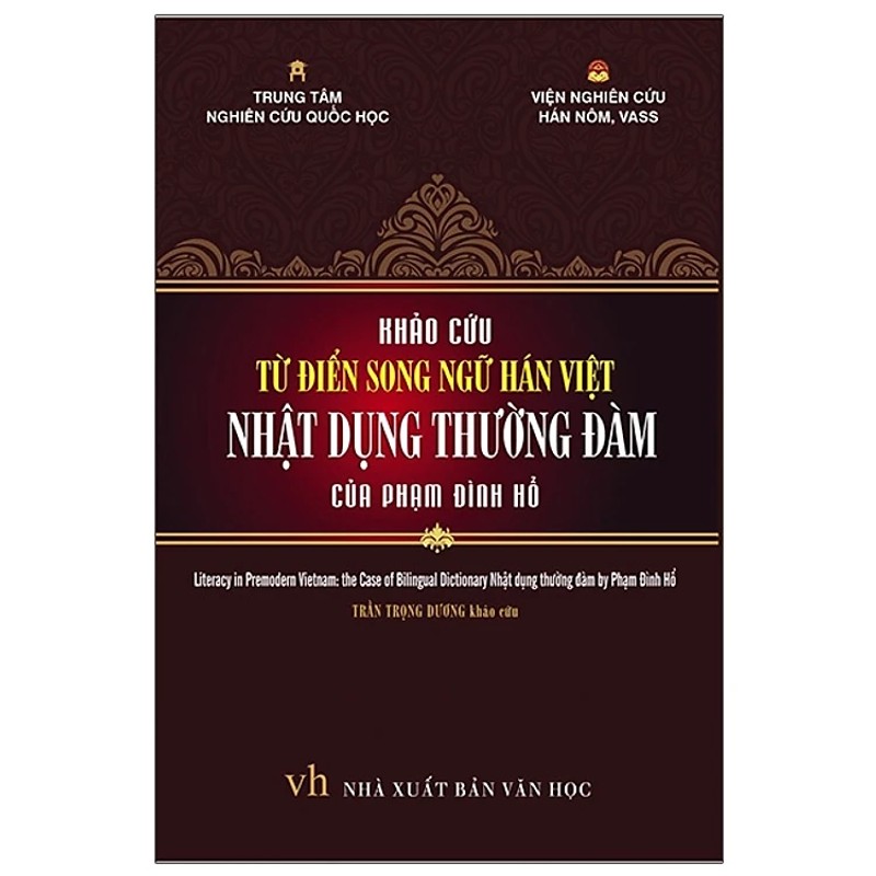 Khảo Cứu Từ Điển Song Ngữ Hán Việt Nhật Dụng Thường Đàm 194715
