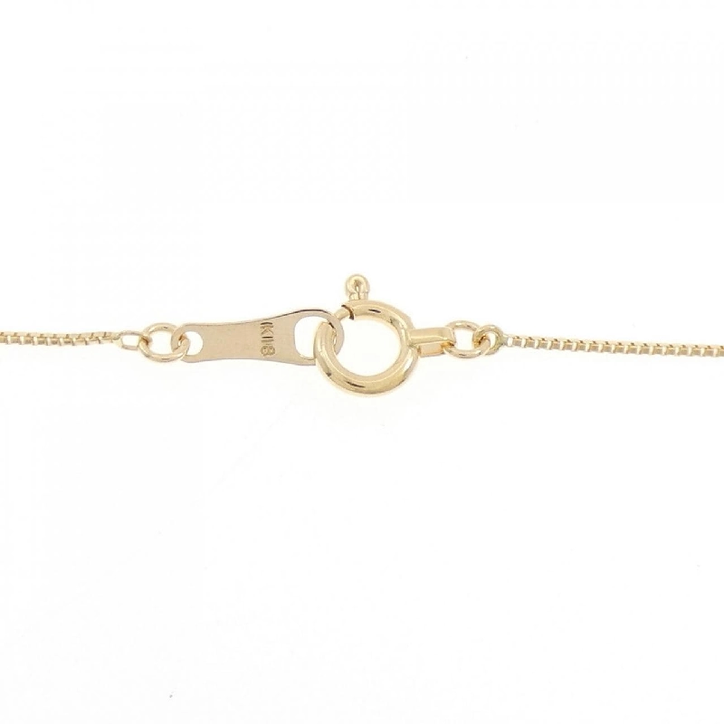 K18YG Solitaire Diamond Necklace 0.210CT - Hàng hiệu Authentic 859687