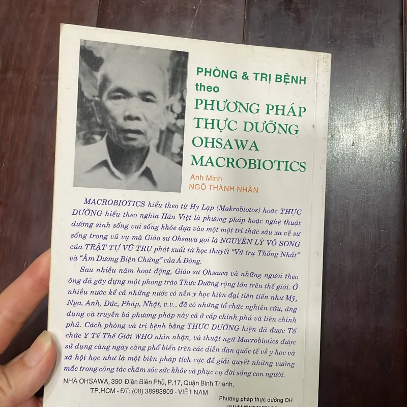 Phòng và trị bệnh theo phương pháp thực dưỡng OHSAWA - anh Minh Ngô Thành Nhân 1035294