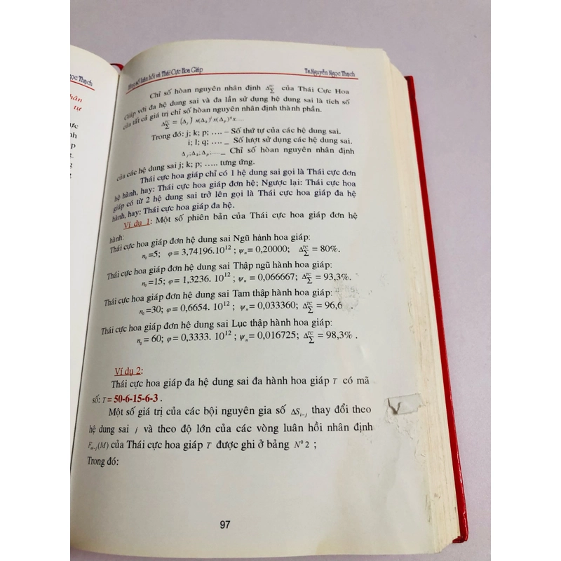 📚 HẰNG SỐ LUÂN HỒI THÁI CỰC HOA GIÁP – Nguyễn Ngọc Thạch 503481