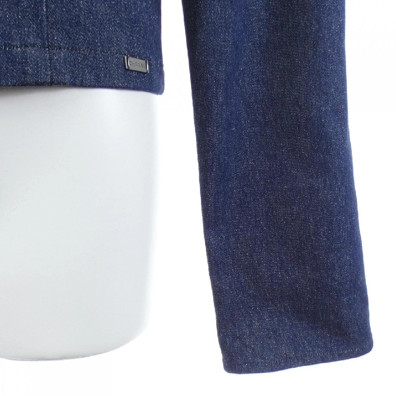 CHANEL IDENTFICATION P14592V08345 00C Áo khoác denim - Hàng hiệu Authentic 808935