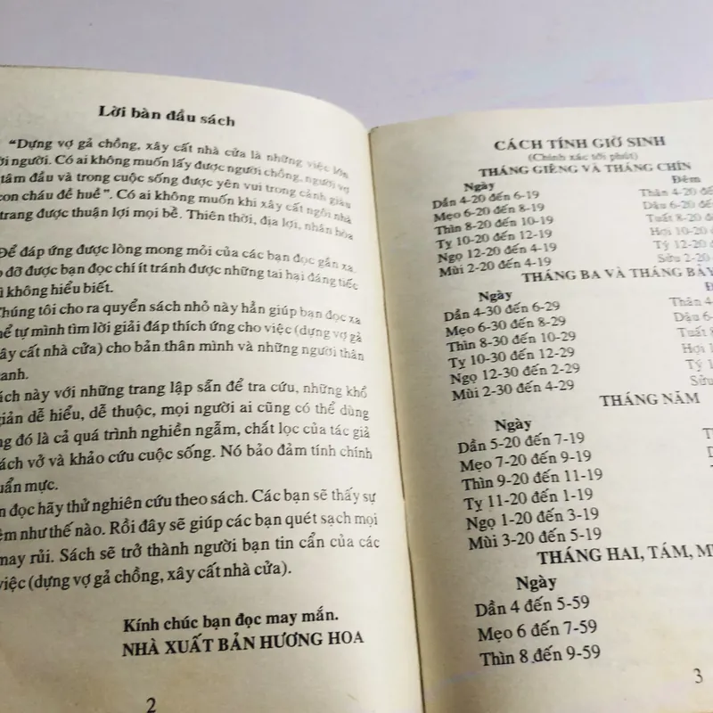 SÁCH SỐ COI TUỔI LÀM NHÀ VÀ DỰNG VỢ GẢ CHỒNG 712242