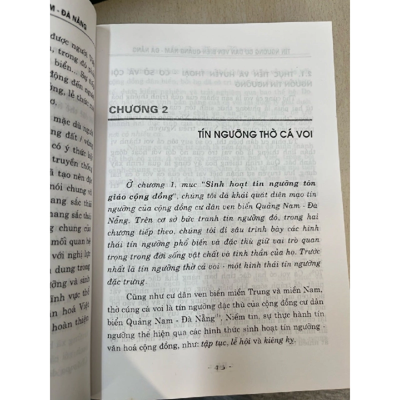 Tín ngưỡng cư dân vẹn biển Quảng Nam Đà Nẵng - TS. Nguyễn Xuân Phương 784489