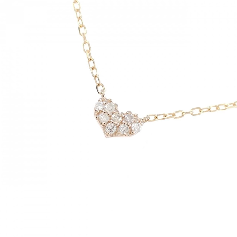 K10PG Dây chuyền kim cương hình trái tim - Hàng hiệu Chính hãng 863416