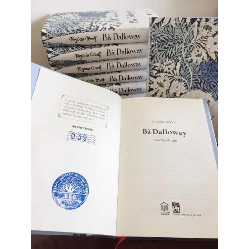 SÁCH "BÀ DALLOWAY" (bản giới hạn, bìa cứng) - RAINBOW BOOKS (Trần Nguyên dịch) 59959