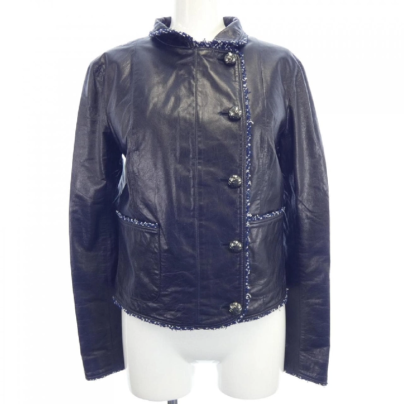 【Khuyến mãi】Áo khoác da CHANEL 641466