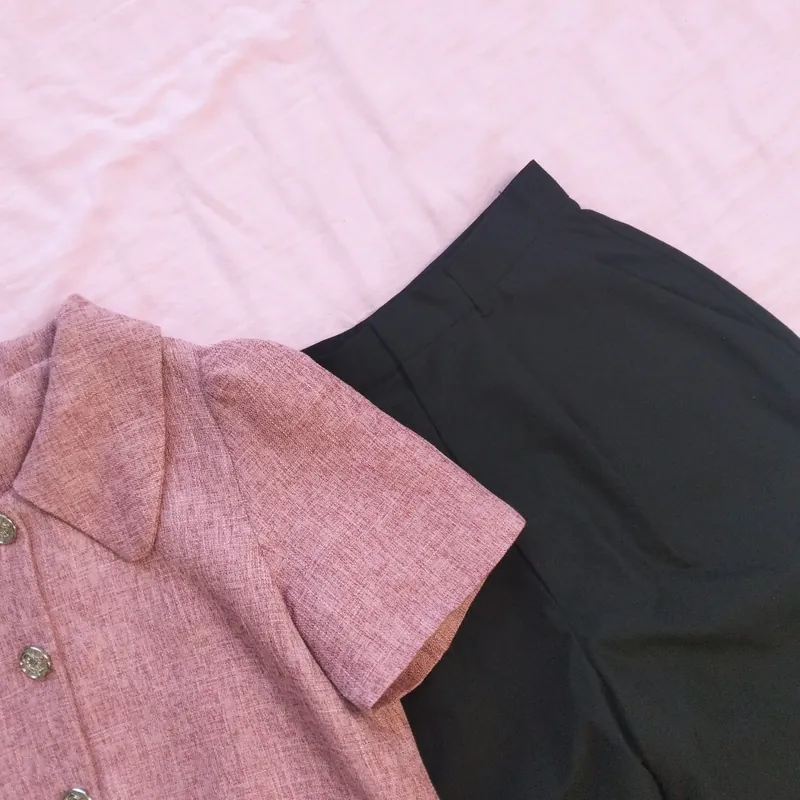 Áo Dạ Tweed Hàn 562207