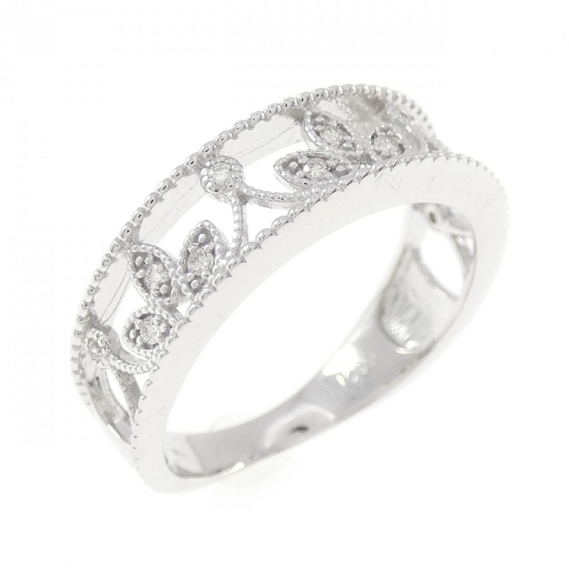 Nhẫn kim cương K18WG 0.06CT 669396