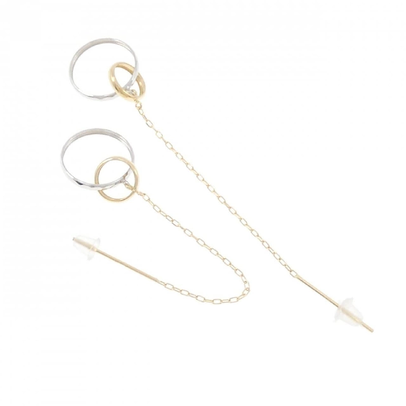 K18YG/K14WG Bông tai - Hàng hiệu Authentic 870309