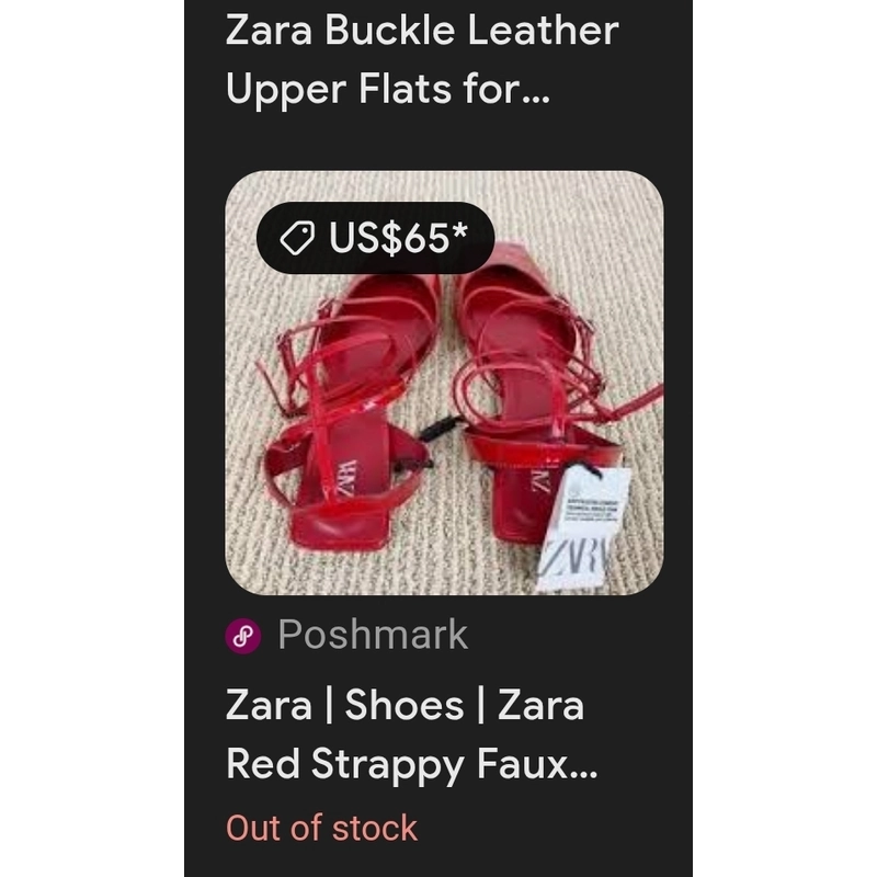 Giày cao gót Z.A.R.A size 36, new 100%, đã cắt tag 547697