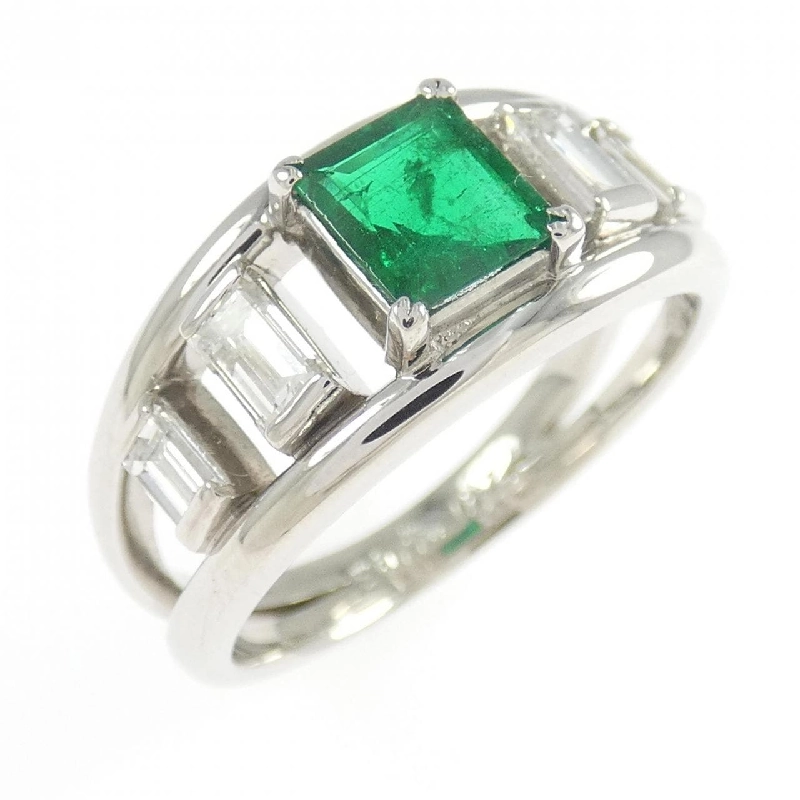 Nhẫn Emerald PT900 0.77CT - Hàng hiệu Authentic 848130