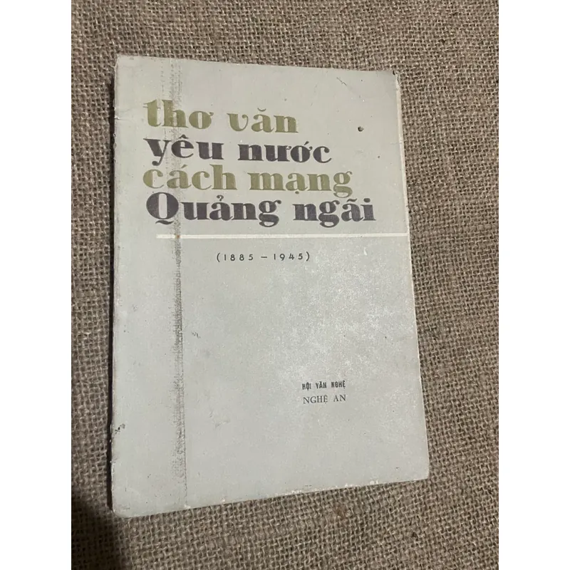 Thơ văn yêu nước cách mạng Quảng Ngãi  593005