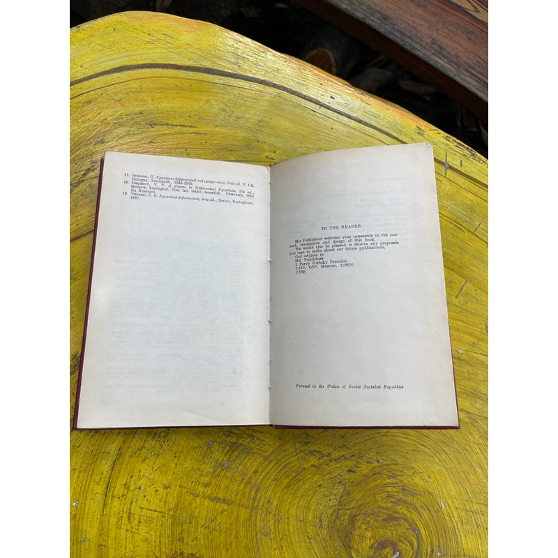 A BOOK OF PROBLEMS IN ORDINARY DIFFERENTIAL EQUATIONS  543876
