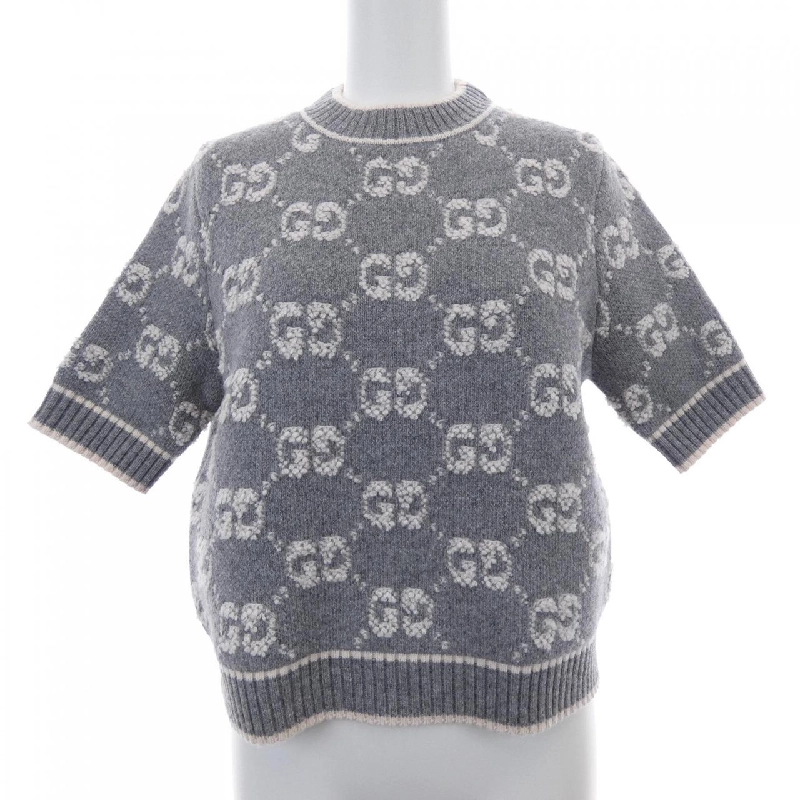 Gucci GG Boucle Wool Jacquard Top 770059 XKCNA - Hàng hiệu Authentic 809110