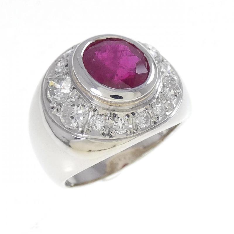 Nhẫn Ruby PT900 2.50CT - Hàng hiệu Chính hãng 850599