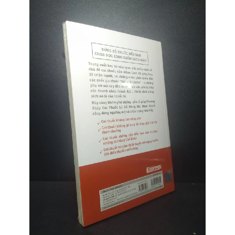[Phiên Chợ Sách Cũ] Cai thuốc lá dễ dàng cùng Allen Carr nguyên seal 2303 416131