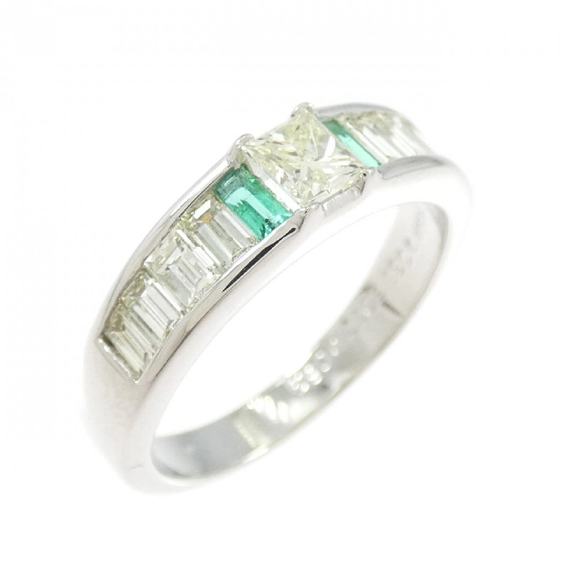 Nhẫn Emerald PT900 0.17CT - Hàng hiệu Chính hãng 853339