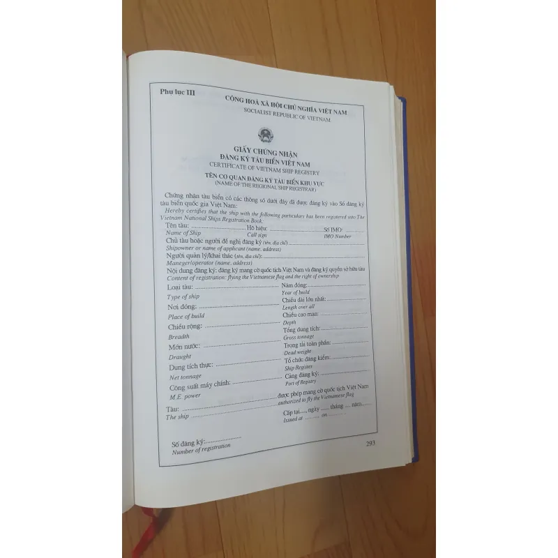 LUẬT HÀNG HẢI VIỆT NAM  756282
