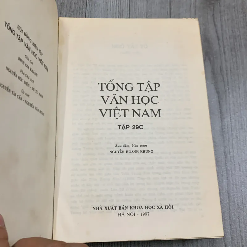 Tổng tập văn học việt nam. Tập 29c 757723
