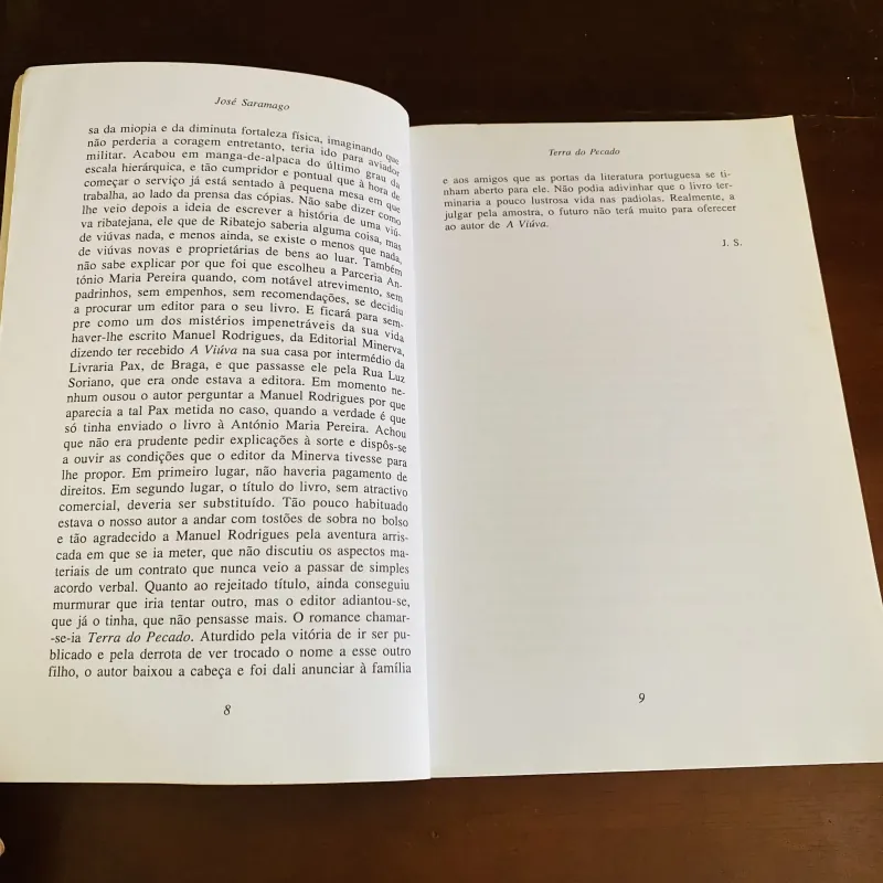 Terra do pecado - José Saramago 775910