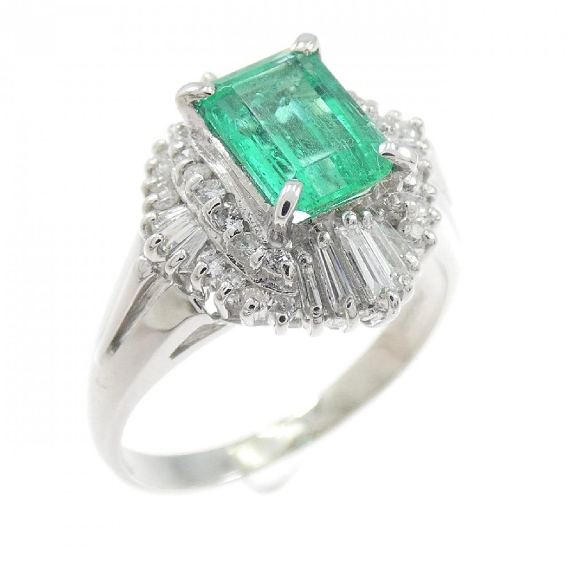 Nhẫn Emerald PT900 1.01CT - Hàng hiệu Chính hãng 850545