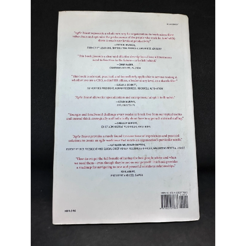 Agile talent (hard cover) Jon Younger - Norm Smallwood New 80% SBM1404 342972