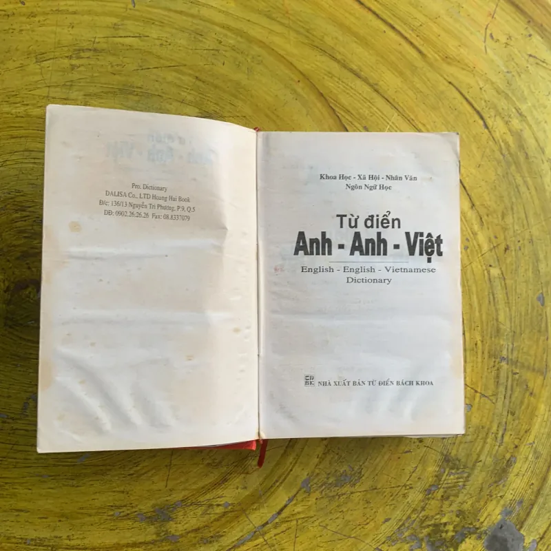 TỪ ĐIỂN ANH - ANH - VIỆT 325.000 từ 1037222