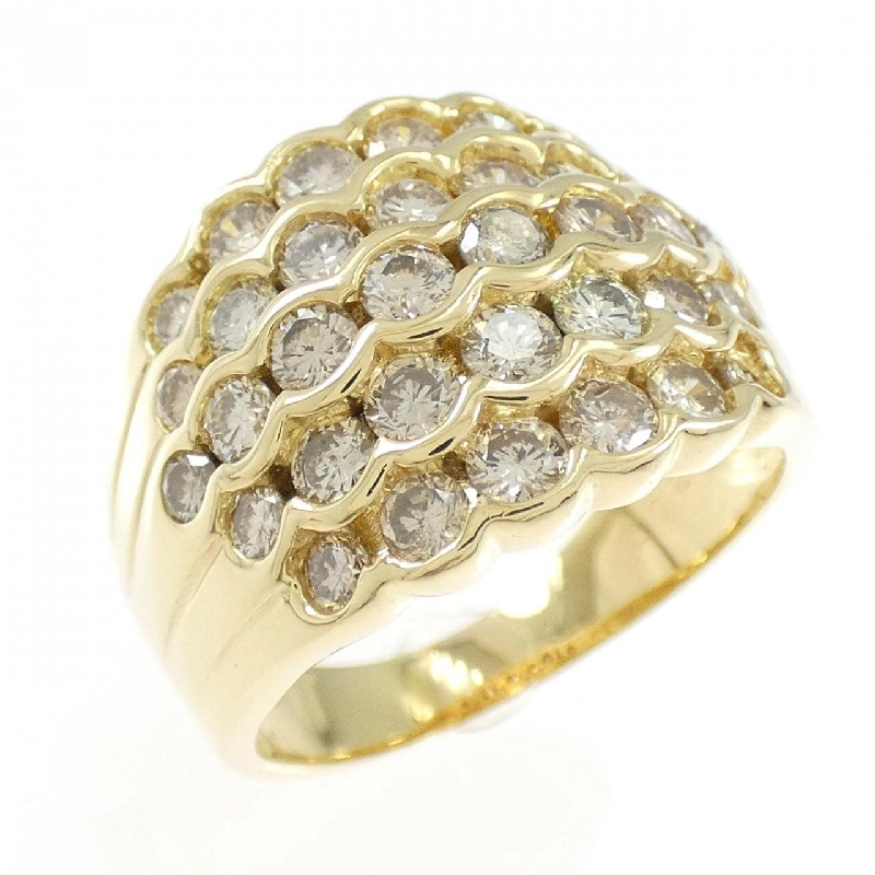 Nhẫn kim cương K18YG 2.07CT - Hàng hiệu Authentic 853128