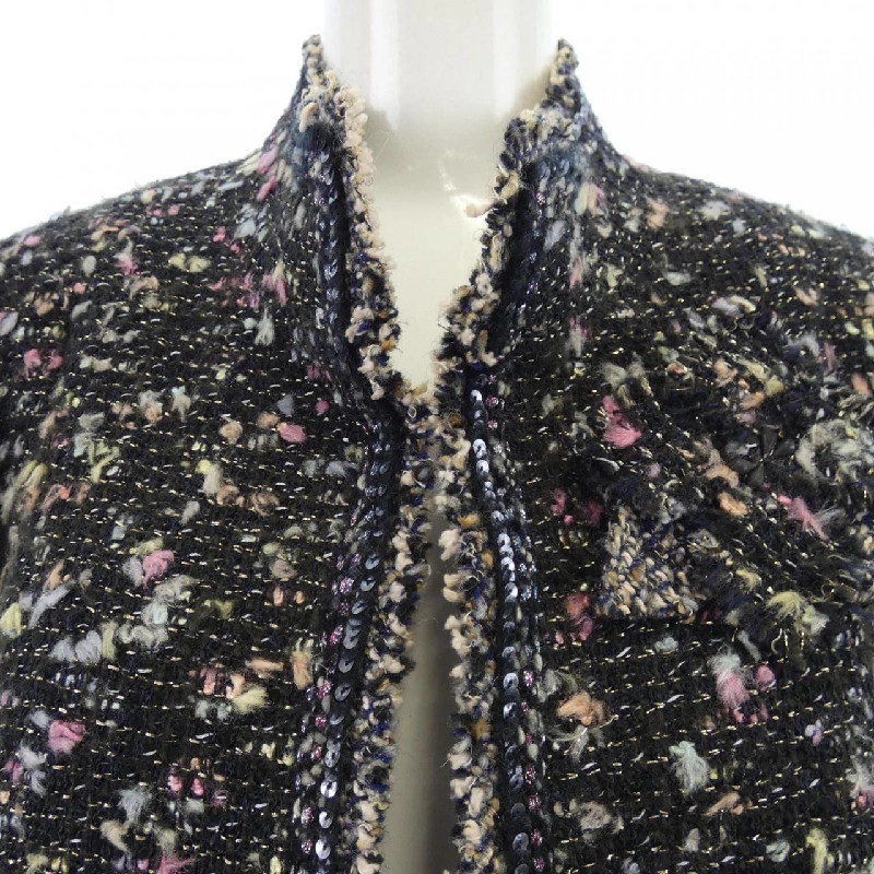 【Cổ điển】Áo khoác không cổ CHANEL 634000