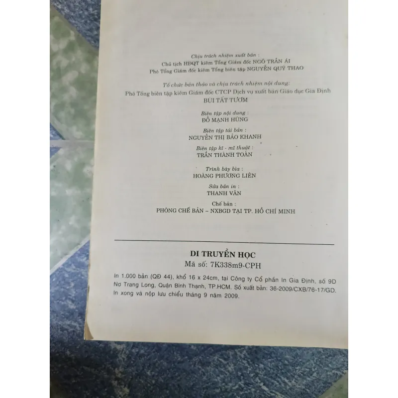 Di truyền học - Phạm Thành Hổ 791668