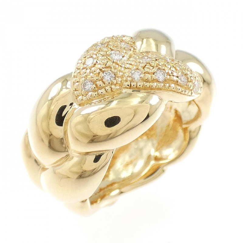 Nhẫn kim cương K18YG 0.14CT - Hàng hiệu Authentic 850923